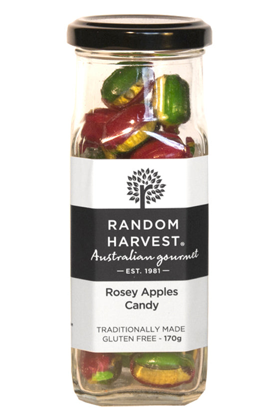 Rosey Apples Rock Candy