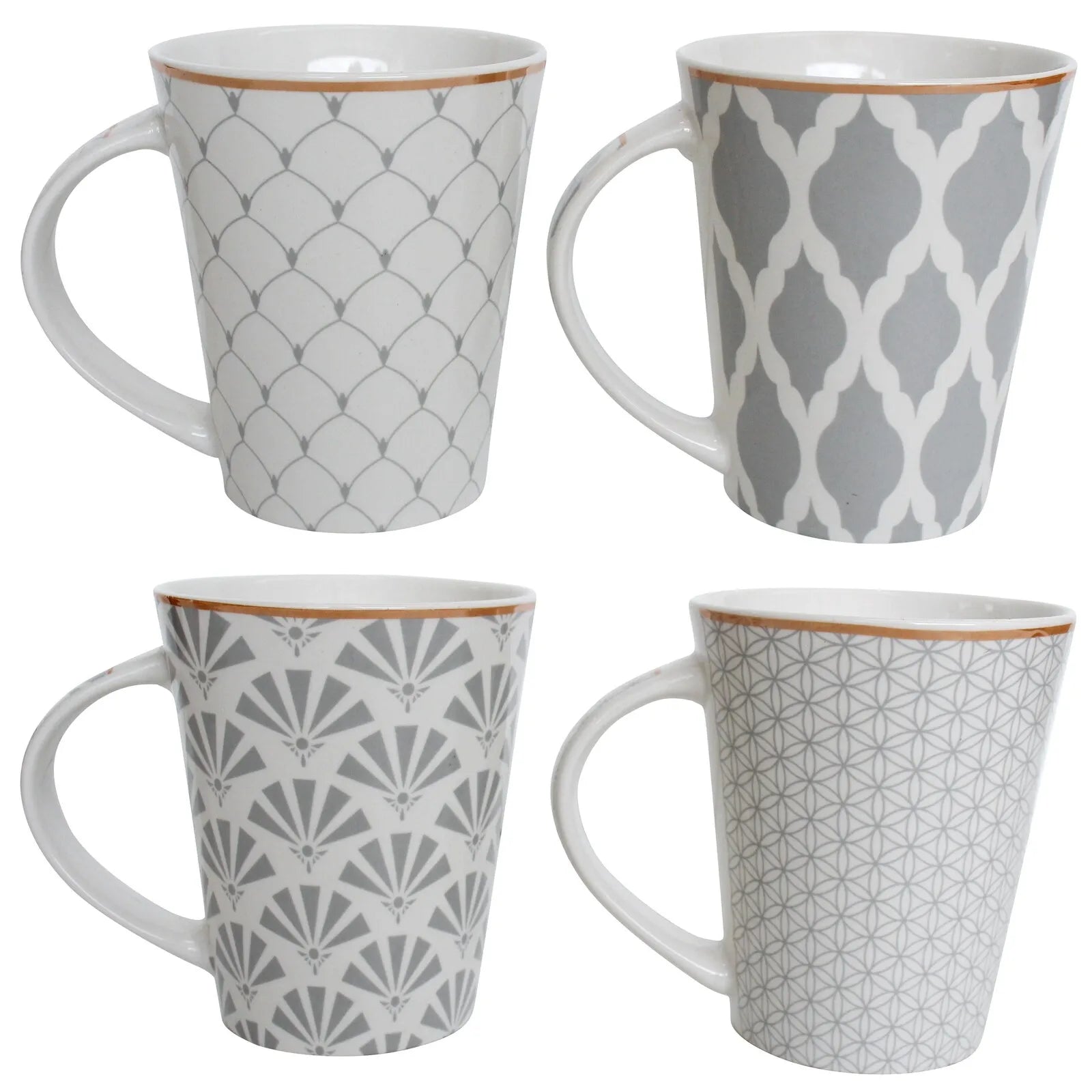 Mugs - French Grey Assorted