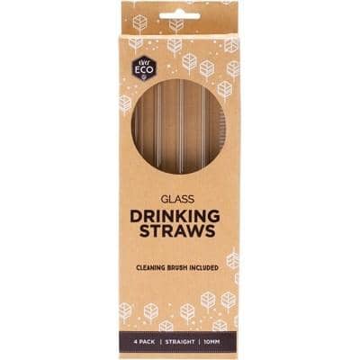 Glass Straws (Set of 4)