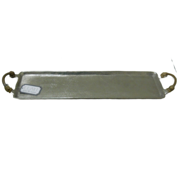 Tray with Rattan Handles