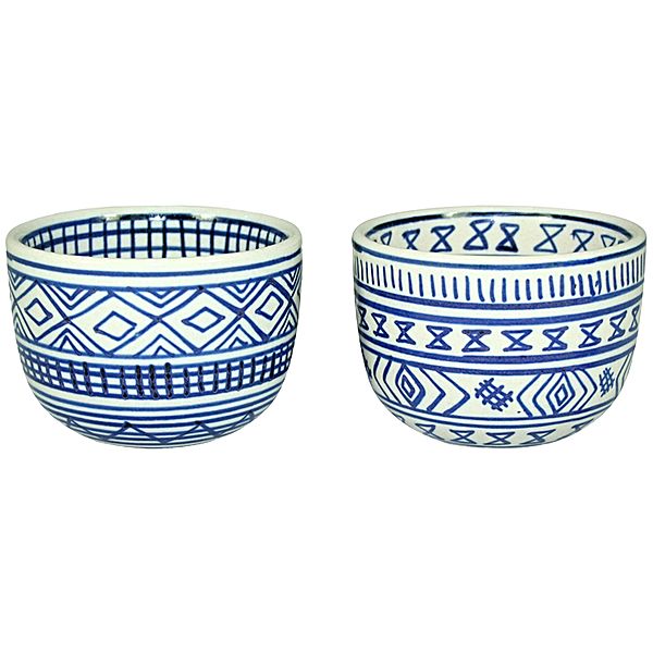 Set of 2 Small Ceramic Bowls