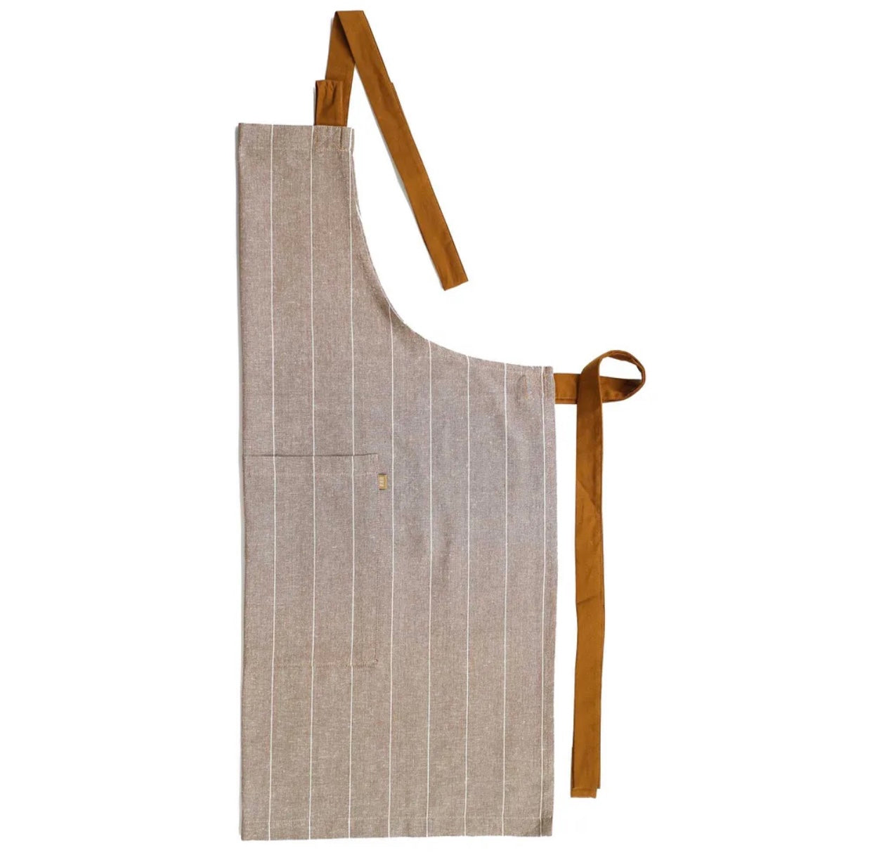 Wild Stripe Apron Stone